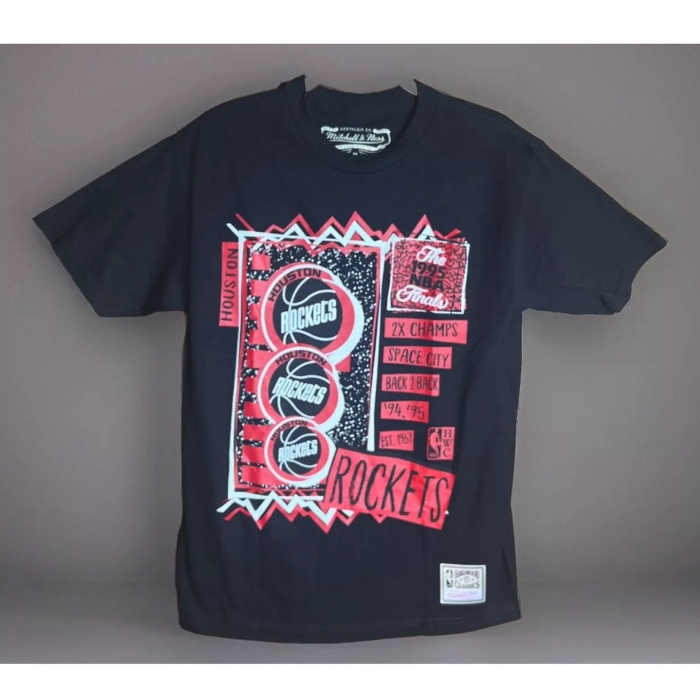 NWT Houston Rockets NBA shirt Mitchell & Ness